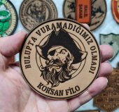 KORSAN FİLO- Deri PEÇ - Arma - Askeri Patch thumbnail 3