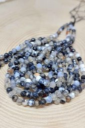 Akik Taşı Dizi 3mm (36270) thumbnail 1