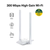 TP-LINK MERCUSYS MW300UH 300MBPS HIGH GAIN WIRELESS USB ADAPTER MICRO USB 2.0 2 EXTERNAL ANTENNAS - 2