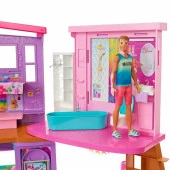 Barbie Tatil Evi 107 Cm 30 Dan Fazla Parçasıyla 2 Katlı 6 Odalı Salıncaklı 3 Yaş Ve Üzeri thumbnail 2