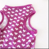 PURPLE HEARTS ATLET  by Kemique Köpek Kıyafeti  Köpek Elbisesi - 2