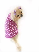 PURPLE HEARTS ATLET  by Kemique Köpek Kıyafeti  Köpek Elbisesi - 3