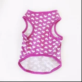 PURPLE HEARTS ATLET  by Kemique Köpek Kıyafeti  Köpek Elbisesi - 5