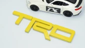 DK Tuning TRD Bagaj Sarı ABS 3M 3D Logo Amblem Toyota İle Uyumlu - 4