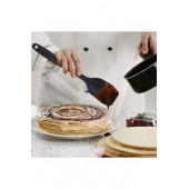 Shop-set Isıya Dayanıklı Yanmaz Yapışmaz Silikon Spatula Seti 6 Parça SİYAH - 6
