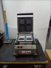 Paslanmaz Kase Tabak Kapatma Makinesi 110x110mm Kuruyemiş Tabağı GMF-110 - 5