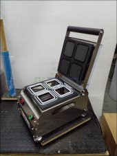 Paslanmaz Kase Tabak Kapatma Makinesi 110x110mm Kuruyemiş Tabağı GMF-110 - 7