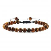 Kaplangözü Doğal Taş Makrome Erkek Bileklik - 1