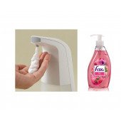 SIA-BOSP013 SENSÖRLÜ FOTOSELLİ SIVI SABUNLUK  21X10X5CM VE 1 ADET 400 ML SIVI SABUN GÜL KOKULU - 2