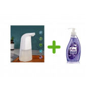 SIA-BOSP014 SENSÖRLÜ FOTOSELLİ SIVI SABUNLUK  21X10X5CM VE 1 ADET 400 ML SIVI SABUN LAVANTA KOKULU - 4