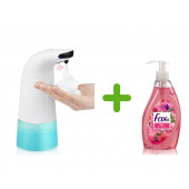SIA-BOSP015 SENSÖRLÜ FOTOSELLİ SIVI SABUNLUK 21X5X10CM VE 1 ADET 400 ML SIVI SABUN GÜL KOKULU - 3