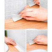 h Gri Su Sızdırmaz Bant Lavabo Küvet Kenar Bandı (3.2m) - 3