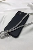 RELATOS  h Telefon Charmı Gümüş Taşlı Telefon Bileklik Askısı - 2