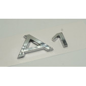 Audi A1 Bagaj Krom 3M Yazı Logo Orjinal Ürün thumbnail 3