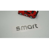 Mercedes Benz Smart Bagaj Krom 3M Yazı Logo Orjinal Ürün thumbnail 2