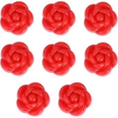 8 Adet Pratik Gül Desenli Battaniye Yorgan Sabitleme Klipsi Nevresim Sabitleyici Yastık Kılıfı tutucu - 2