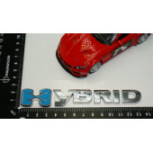 Hybrid Bagaj Krom Metal 3M 3D Yazı Logo Orjinal Ürün - 5