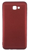 FitCase Samsung Galaxy J5 Prime (G570) Kılıf Point Sert Arka Kapak Kırmızı - 1