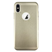 FitCase iPhone X / XS Kılıf Point Sert Arka Kapak Gold - 1