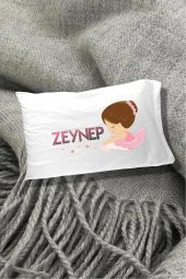 Pembe Balerin Pamuklu 30x45 cm Yastık Kılıfı - 1