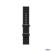 ScHitec T800 Ultra Android İos Uyumlu Akıllı Saat Gümüş Kasa Siyah Kordon - 2