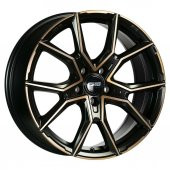 CMS-1432-08 8.0x18"-5x112 ET46 57.1 Diamond Black Copper - 1