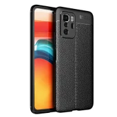 Xiaomi Poco X3 GT Kılıf Zore Niss Deri Desenli Silikon Kılıf thumbnail 4