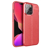 Apple iPhone 13 Pro Max Kılıf Zore Niss Deri Desenli0 Silikon Kılıf thumbnail 3