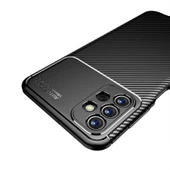 Galaxy A23 Kılıf Zore Negro Karbon Tasarım Silikon Kılıf thumbnail 5