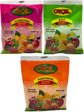 Orçel Portakal + Kuşburnu + Kivi Aromalı İçecek Tozu Oralet Çay 3 x300gr. - 1
