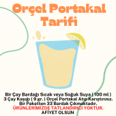 Orçel MuzluSüt 200gr. + Orçel Kivi 300gr. + Orçel Portakal 300gr. Aromalı İçecek Tozu Oralet Çay - 4