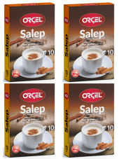 Orçel Salep (Sahlep 10 fincan tek içimlik Tarçınlı) 4 x 200gr. - 1