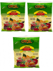 Orçel Limon Aromalı İçecek Tozu Oralet Çay 300gr.x 3 Adet - 1