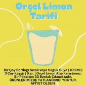 Orçel Limon Aromalı İçecek Tozu Oralet Çay 300gr.x 6 Adet - 2