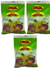 Orçel Kivi Aromalı İçecek Tozu Oralet Çay 300gr.x 3 Adet - 1