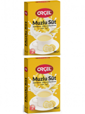 Orçel Muzlu Süt Aromalı İçecek Tozu Oralet Çay 2 x 200gr. - 1