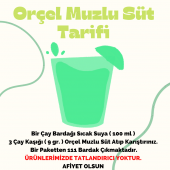 Orçel Muzlu Süt Aromalı İçecek Tozu Oralet Çay 1 Kg. - 2
