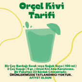 Orçel 2 MuzluSüt + 2 Kivi Aromalı İçecek Tozu Oralet Çay 4 Adet - 4