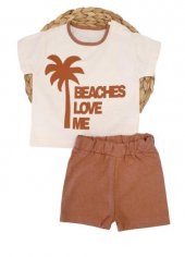 Beaches Erkek Bebek Şortlu Takım - 5