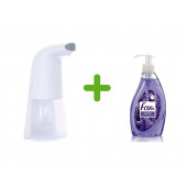 SIA-BOSP016 SENSÖRLÜ FOTOSELLİ SIVI SABUNLUK 21X5X10CM VE 1 ADET 400 ML SIVI SABUN LAVANTA KOKULU - 2