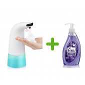 SIA-BOSP016 SENSÖRLÜ FOTOSELLİ SIVI SABUNLUK 21X5X10CM VE 1 ADET 400 ML SIVI SABUN LAVANTA KOKULU - 3