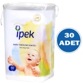 İpek Maxi 60 lı Bebek Temizleme Pamuğu 30 Paket - 1