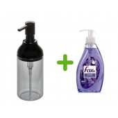 SIA-BOSP019 SİYAH FÜME SIVI SABUNLUK VE 1 ADET 400 ML SIVI SABUN LAVANTA KOKULU thumbnail 3