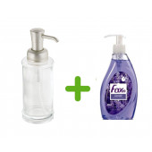 SIA-BOSP022 CAM SIVI SABUNLUK VE 1 ADET 400 ML SIVI SABUN LAVANTA KOKULU - 3