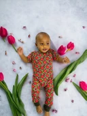 Flower Power Bebek Tulumu - 2