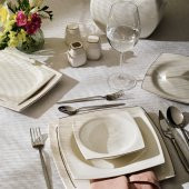 Emsan Fine Bone Zencerek 60 Parça 12 Kişilik Yemek Takımı Kare 600.15.01.2034 - 1