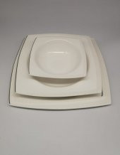 Emsan Fine Bone Zencerek 60 Parça 12 Kişilik Yemek Takımı Kare 600.15.01.2034 - 4