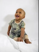 Sevimli Fare Bej Çocuk Tulumu - 7