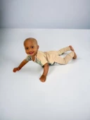 Sevimli Fare Bej Çocuk Tulumu - 4