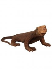 ABANOZ AĞACI EL YAPIMI KOMODO EJDERİ HEYKEL/ BİBLO 60*23CM - 1